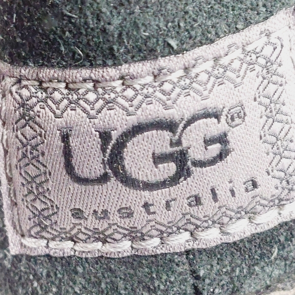 Ugg Australia Classic Cardy Grey Blue Knit Sweater Boots O32 - Picture 9 of 11
